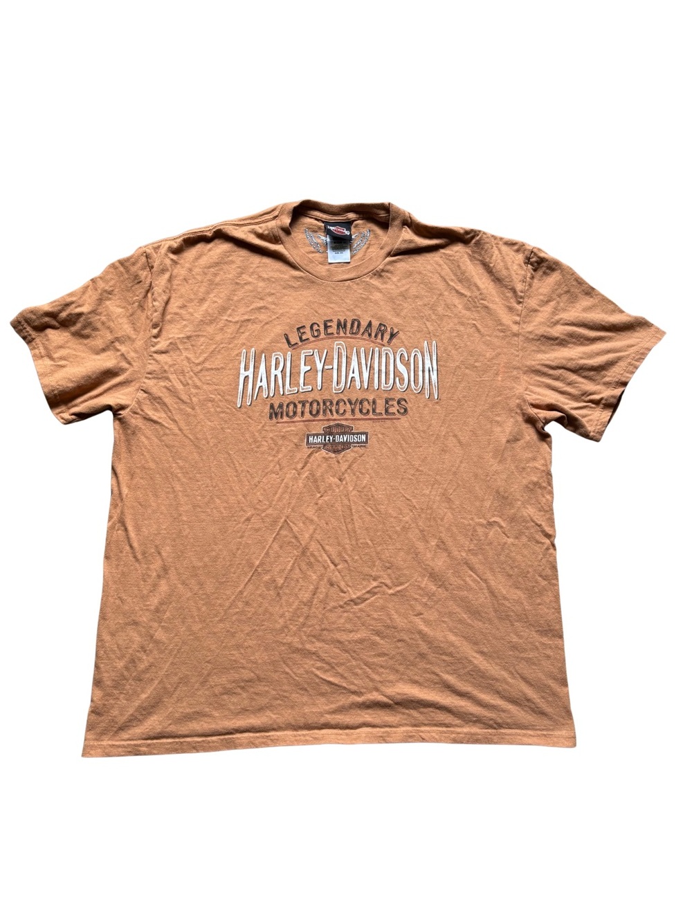 Harley-Davidson Tan Legendary Motorcycles Short Sleeve Tee